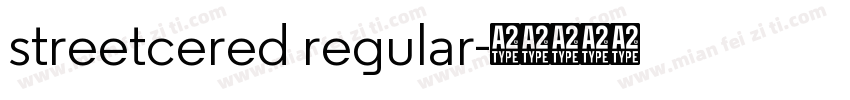 streetcered regular字体转换